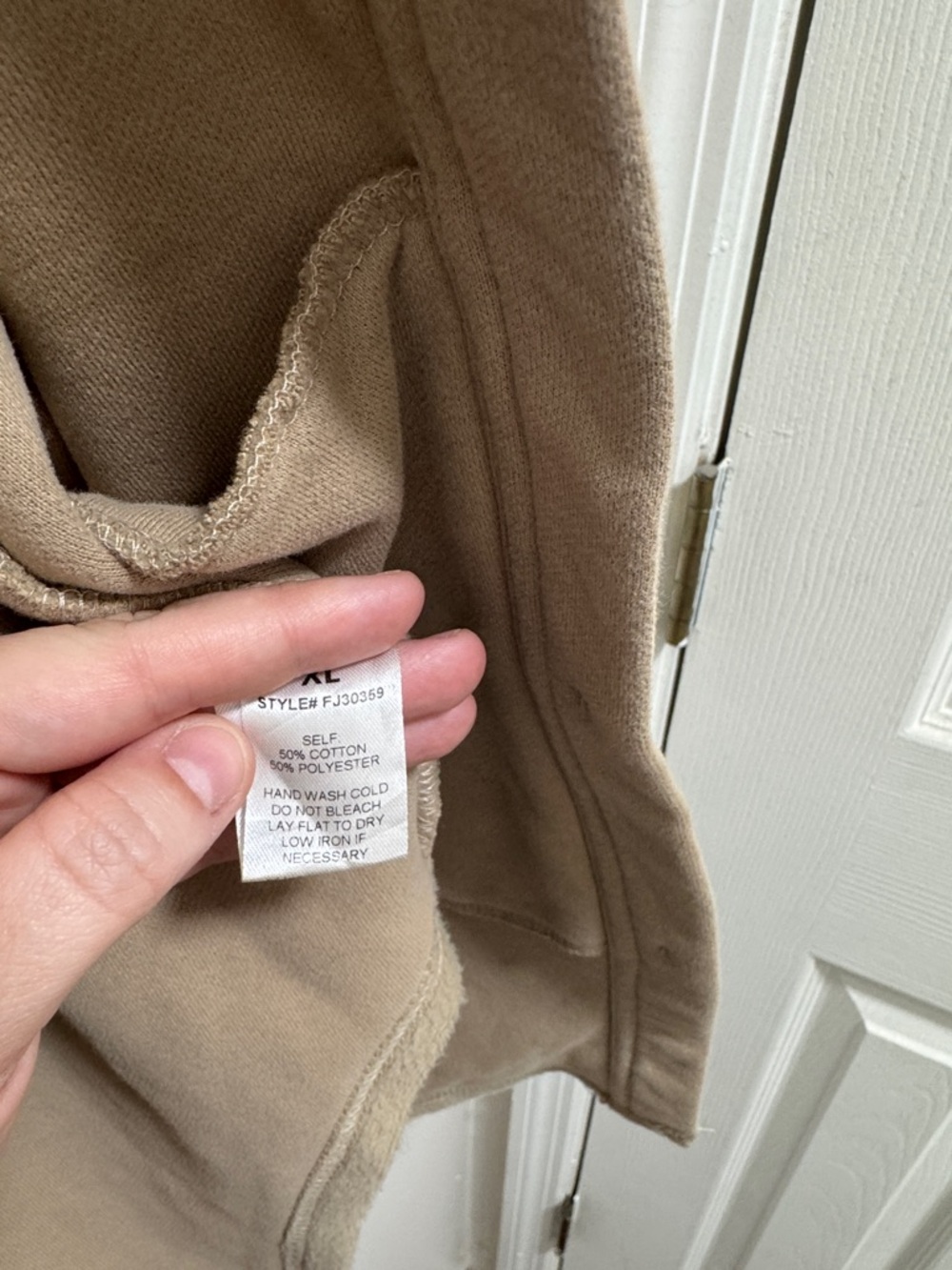 Carly Jean Los Angeles Tan Plush Button-Front Shacket - Picture 6 of 8